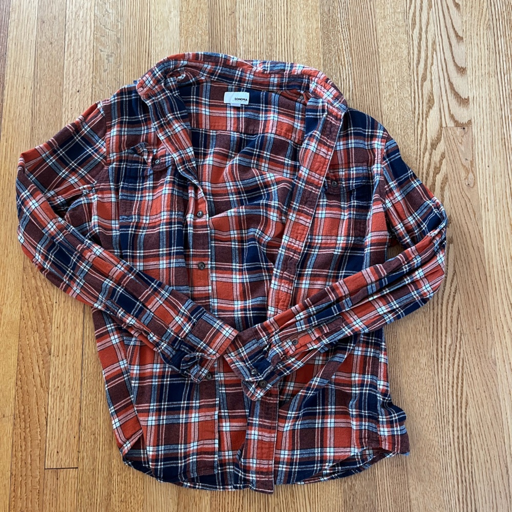 Sonoma flannel size L